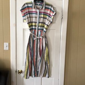 Striped Shirt dress